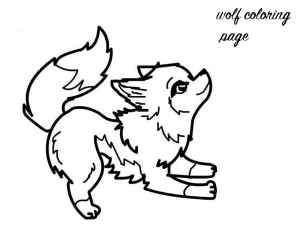 Baby Wolf Coloring Pages
 Baby Wolf Coloring Page Download & Print line Coloring