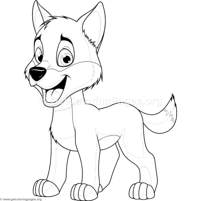 Baby Wolf Coloring Pages
 Baby Wolf Drawing at GetDrawings