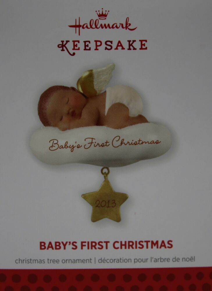 Baby'S First Christmas Quotes
 Hallmark 2013 African American Angel on Cloud Baby s First