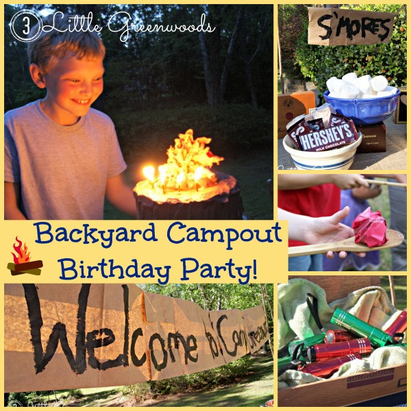 Backyard Campout Birthday Party Ideas
 Camping Birthday Party Fun
