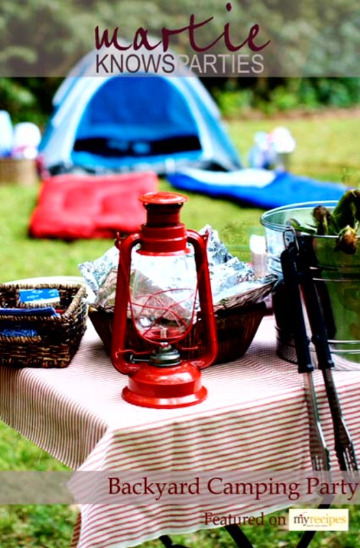 Backyard Campout Birthday Party Ideas
 Martie Knows Parties BLOG
