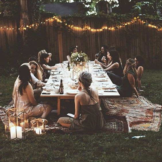 Backyard Christmas Party Ideas
 How To Host the Perfect Bohemian Chic Outdoor Dinner Party
