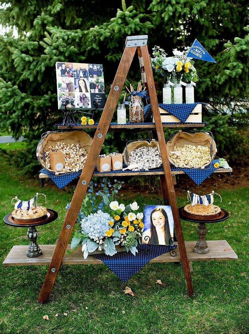 Backyard College Graduation Party Ideas
 outdoor graduation party decoration ideas