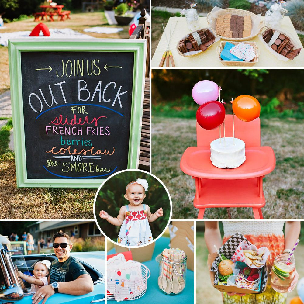 Backyard First Birthday Party Ideas
 FUN & Colorful Backyard First Birthday