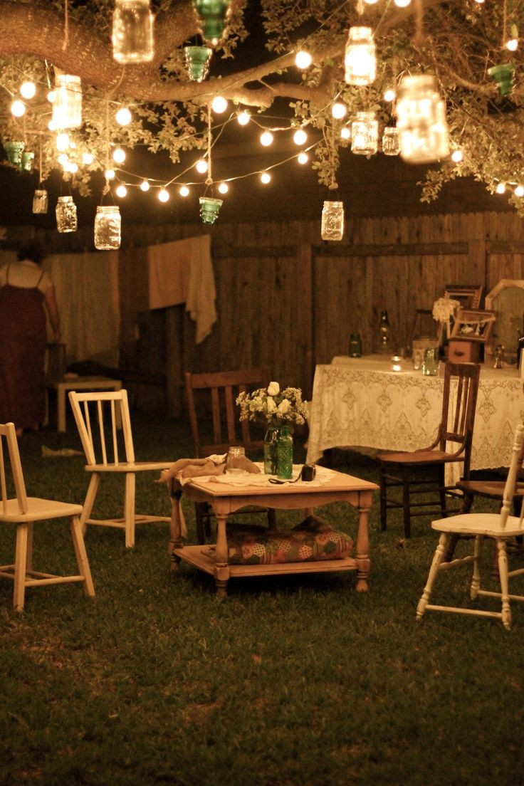 Backyard Lighting Ideas For A Party
 25 best ideas about Outdoor party lighting on Pinterest