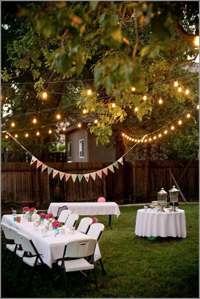 Backyard Lighting Ideas For A Party
 Best 25 Backyard party lighting ideas on Pinterest