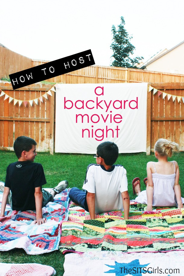 Backyard Movie Party Ideas
 Backyard Movie Night DIY Party