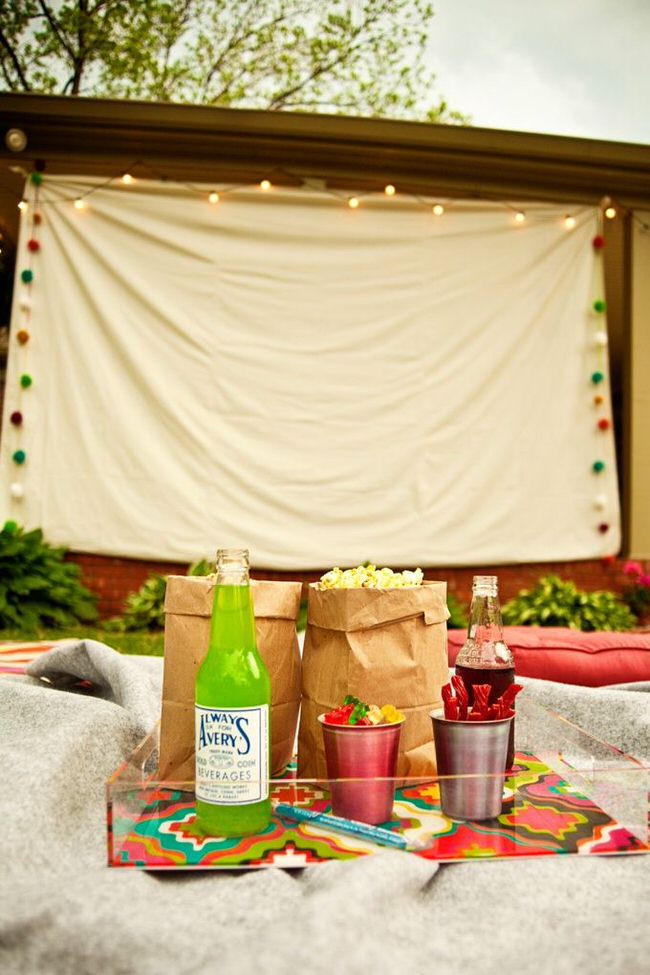Backyard Movie Party Ideas
 Build A Backyard Movie Theater