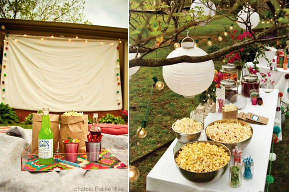Backyard Movie Party Ideas
 Host An Outdoor Movie Night At Home with Kim Vallee