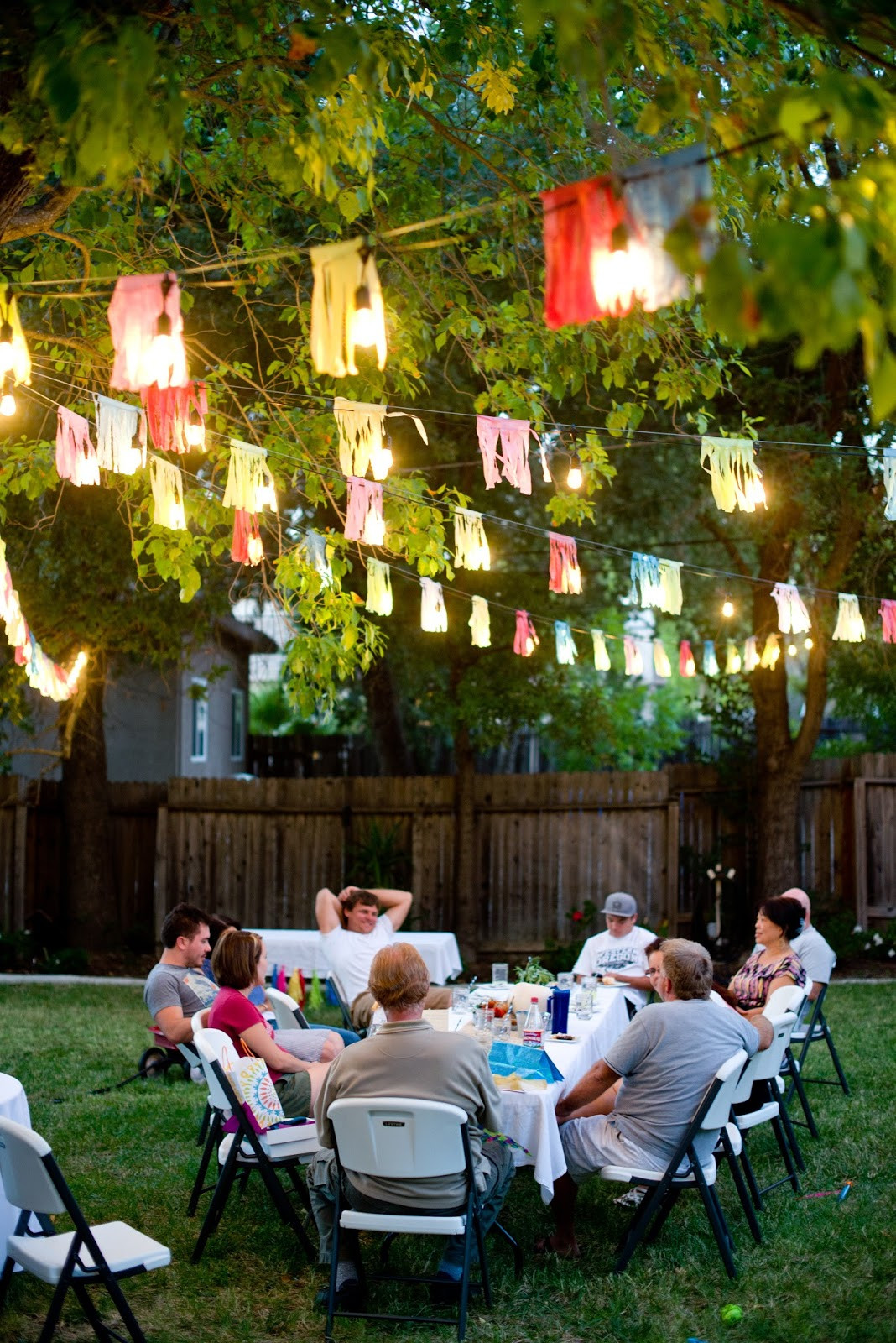Backyard Party Ideas Adults
 Domestic Fashionista Backyard Fall Celebration