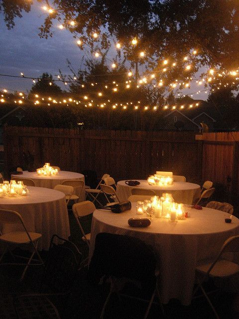 Backyard Party Lights Ideas
 Best 25 Backyard party lighting ideas on Pinterest