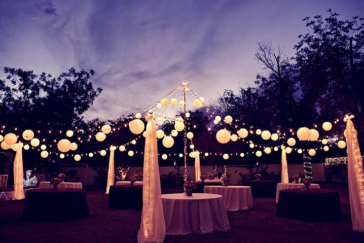 Backyard Party Lights Ideas
 The day TWO be e ONE Outdoor Wedding Reception Ideas