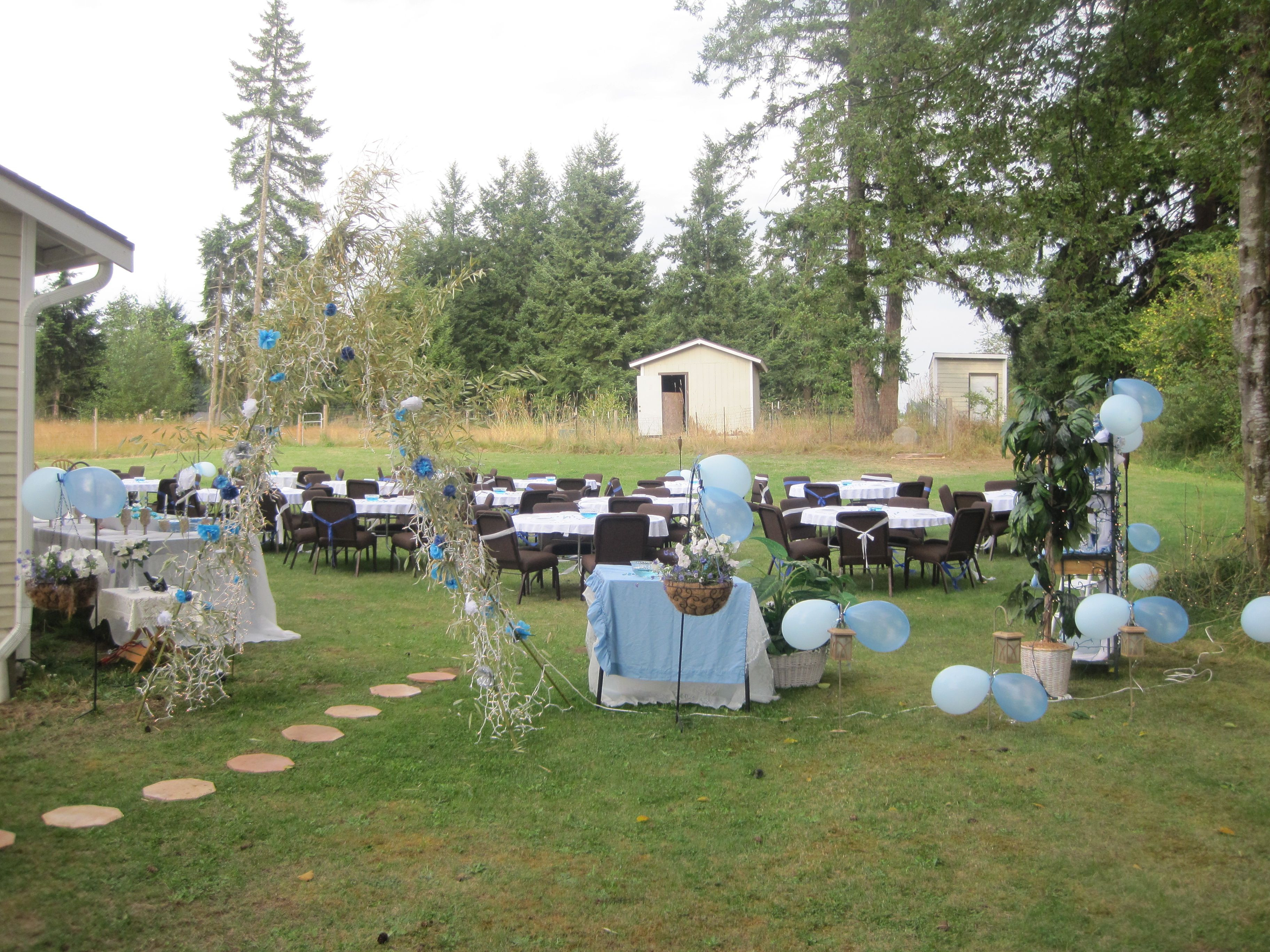 Backyard Sweet 16 Party Ideas
 My daughter sweet 16 in our backyard and I did everything