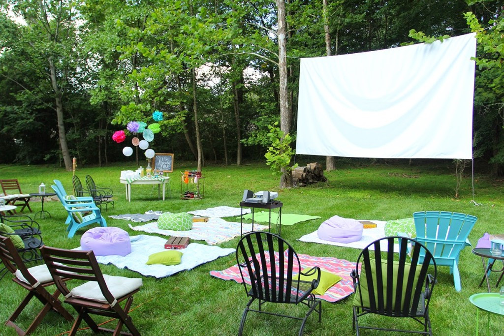 Backyard Sweet 16 Party Ideas
 Abby’s Sweet 16 Outdoor Movie Party