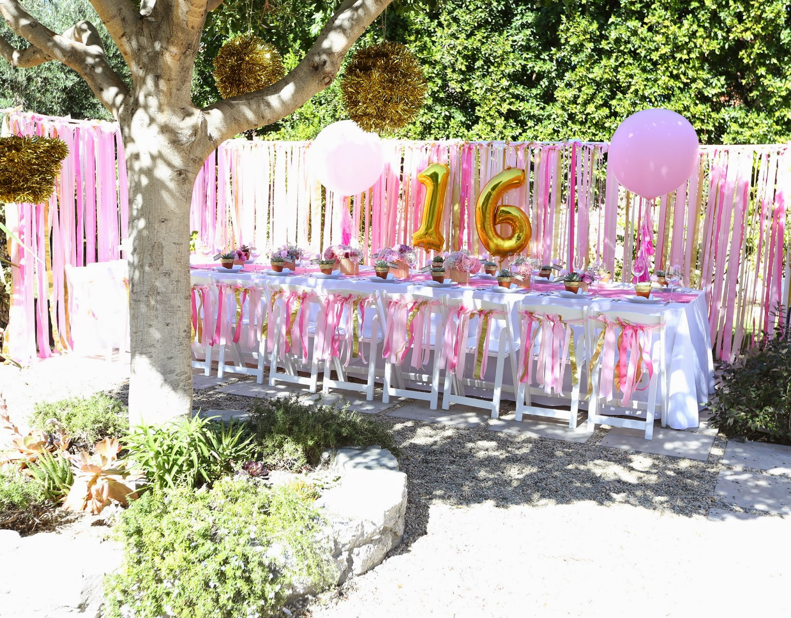 Backyard Sweet Sixteen Party Ideas
 the COOP SWEET 16 Party at Home