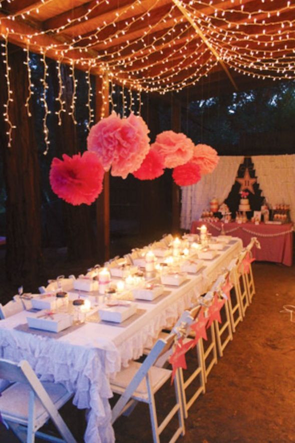 Backyard Teenage Birthday Party Ideas
 Love an outside celebration baby shower with a twist