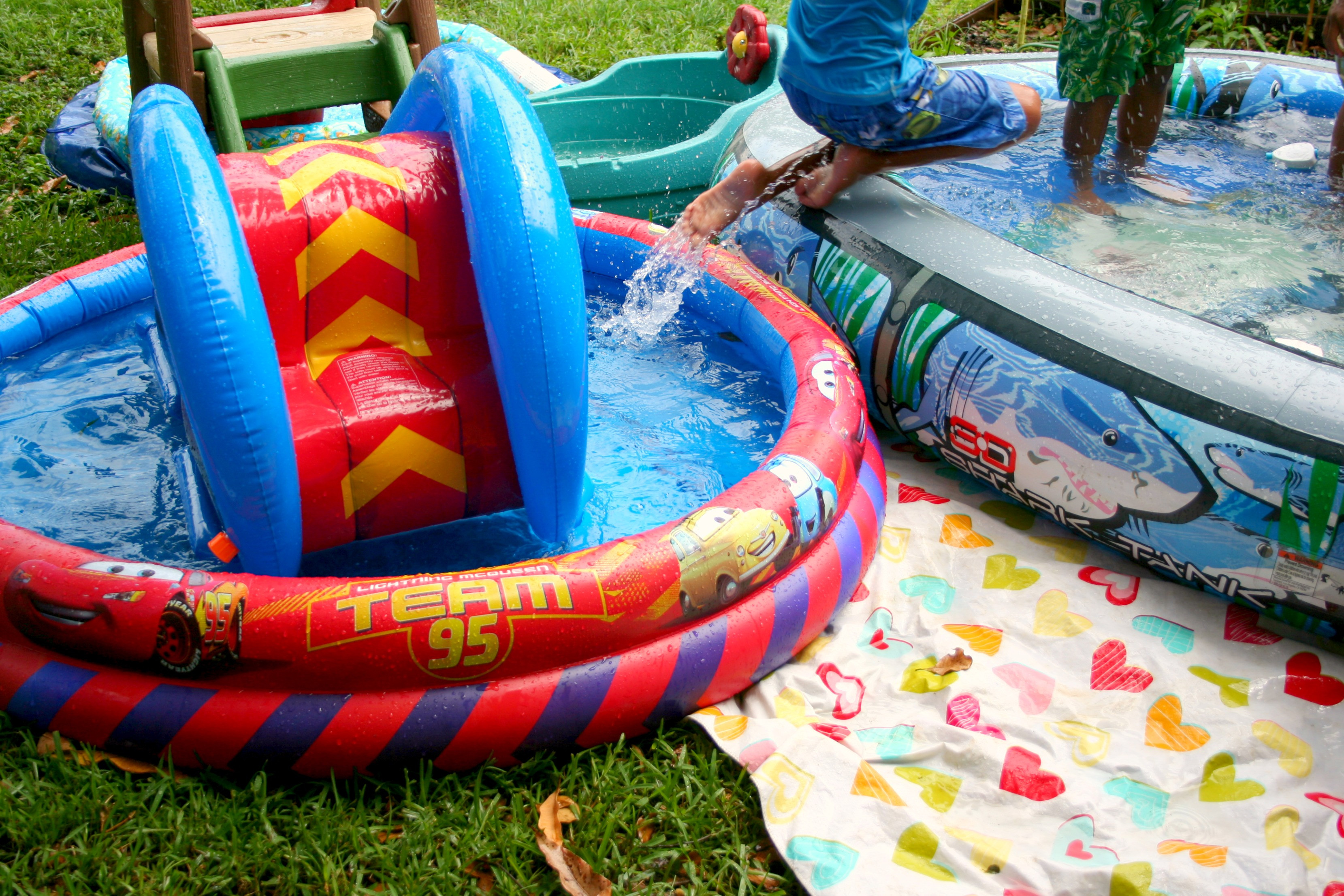 Backyard Water Park Party Ideas
 A Frugal Summer Party with an ALDI Burger Bar Fruit