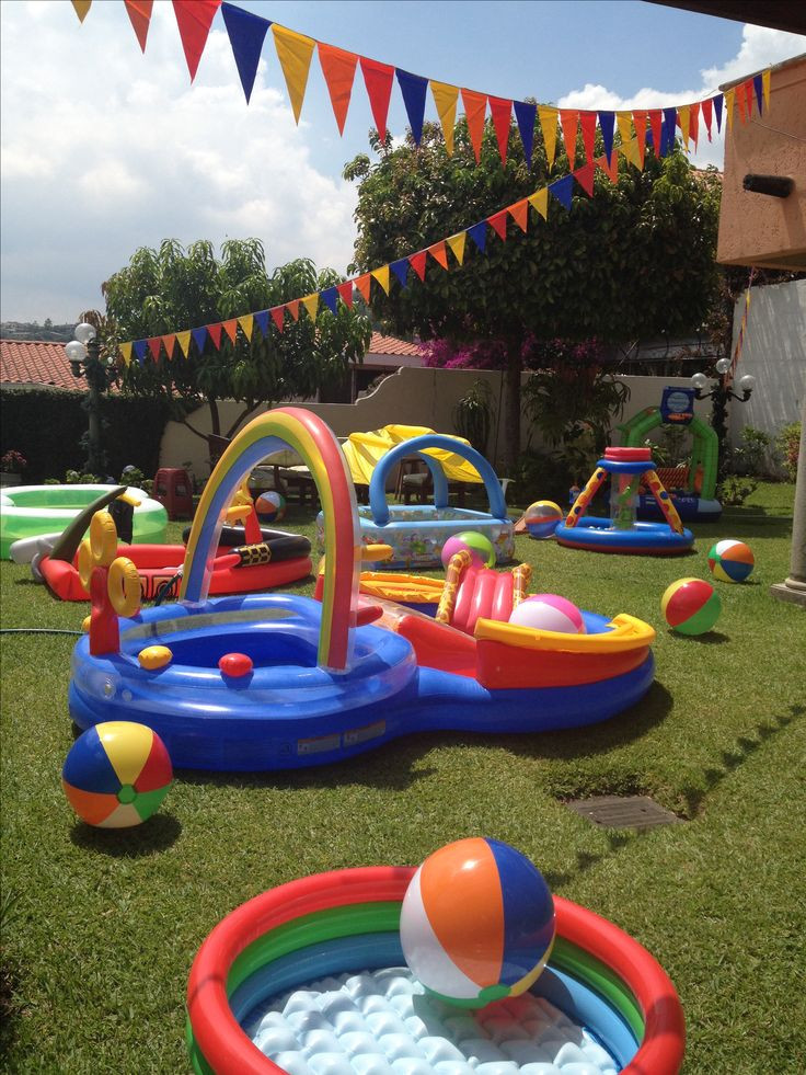 Backyard Water Park Party Ideas
 25 best ideas about Water birthday parties on Pinterest