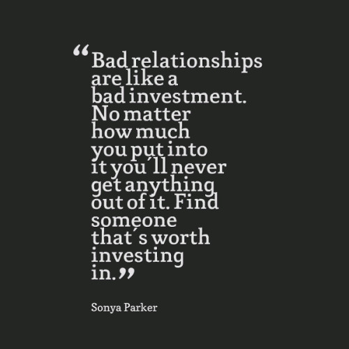 Bad Relationships Quotes
 Relationships fail because people take their own