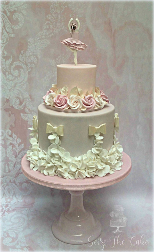 Ballarina Birthday Cake
 Ballerina Birthday Cake cake by Seize The Cake CakesDecor