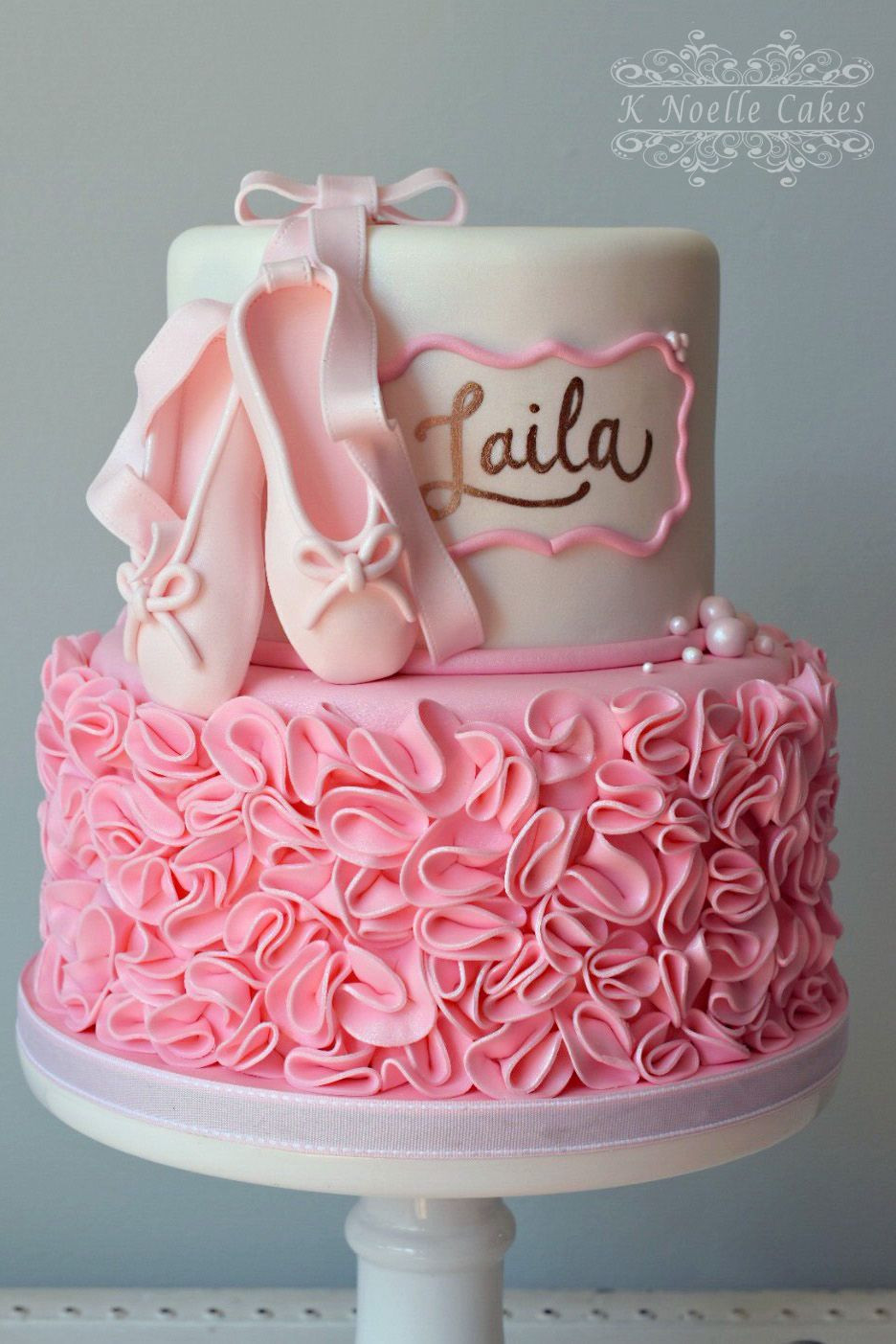 Ballarina Birthday Cake
 Ballerina theme birthday cake By K Noelle Cakes