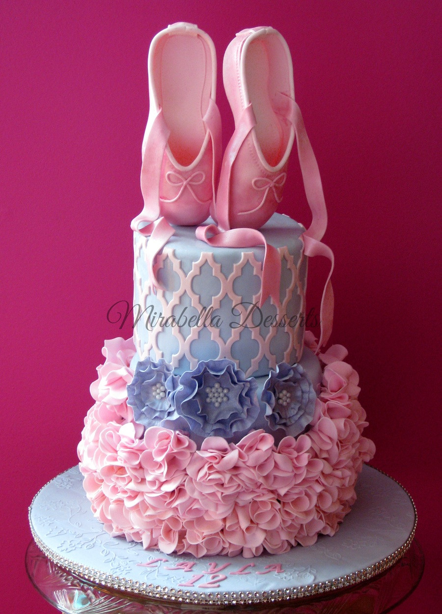 Ballarina Birthday Cake
 The Sensational Cakes sweet ballerina theme design cake