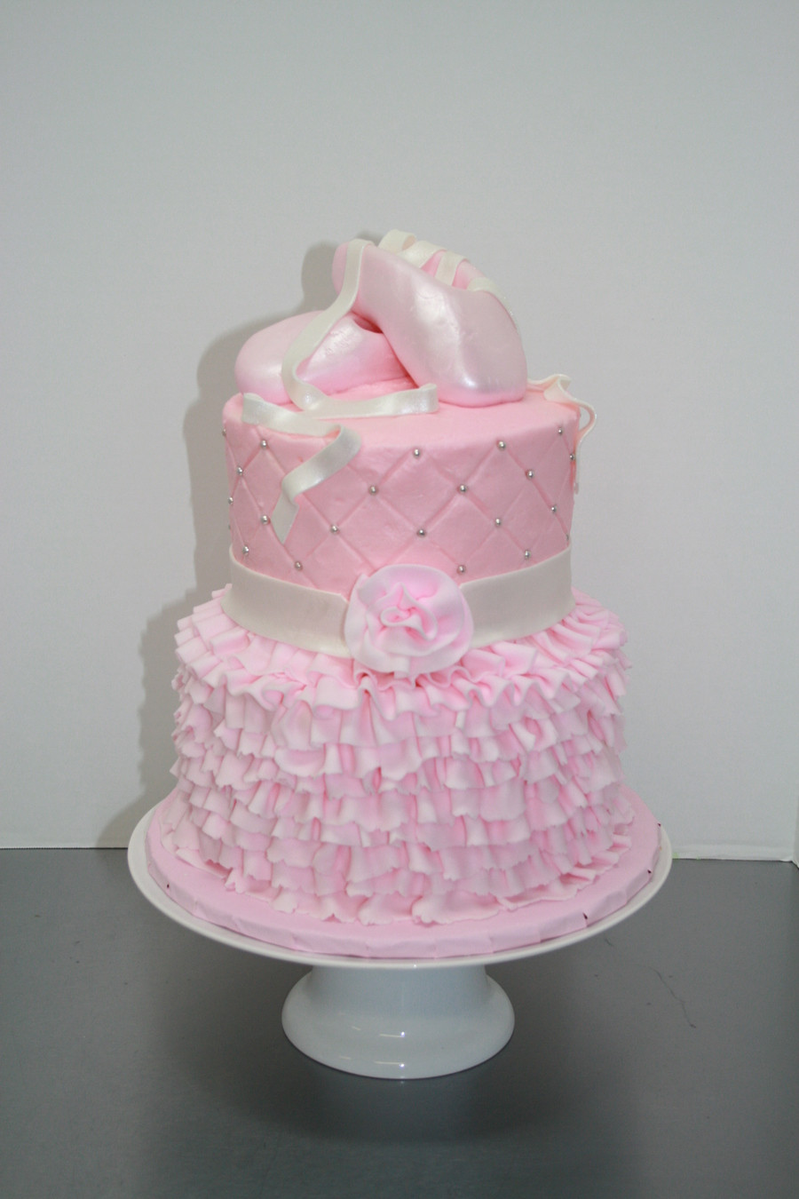 Ballarina Birthday Cake
 Ballerina Inspired Birthday Cake CakeCentral