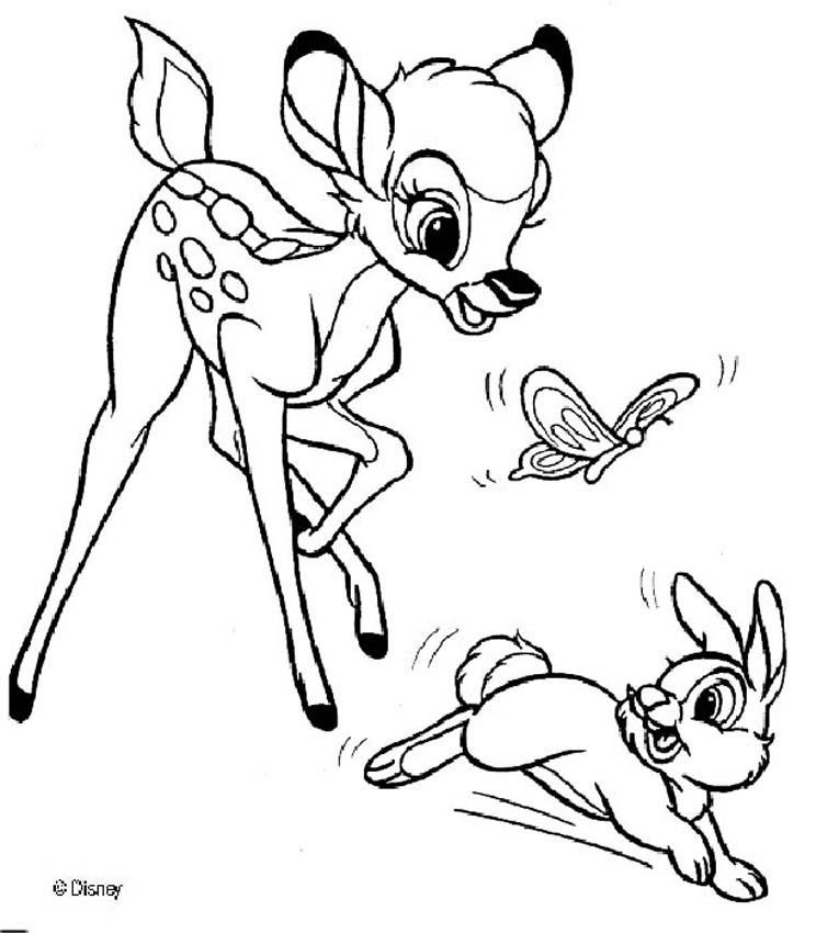 Bambi Coloring Pages
 Bambi Coloring Pages Disney AZ Coloring Pages