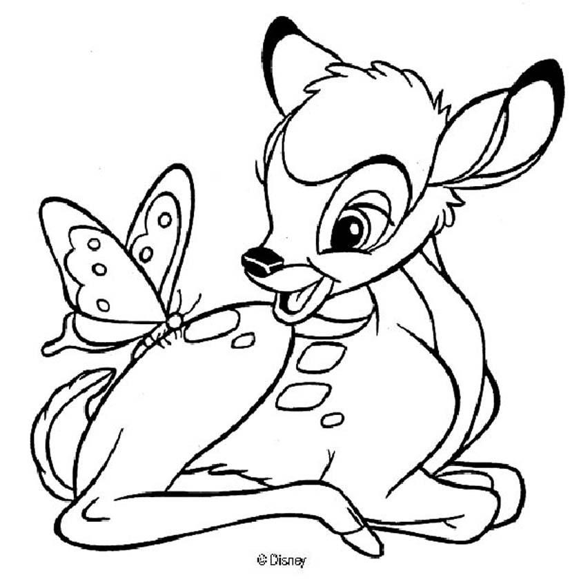 Bambi Coloring Pages
 Bambi 66 coloring pages Hellokids