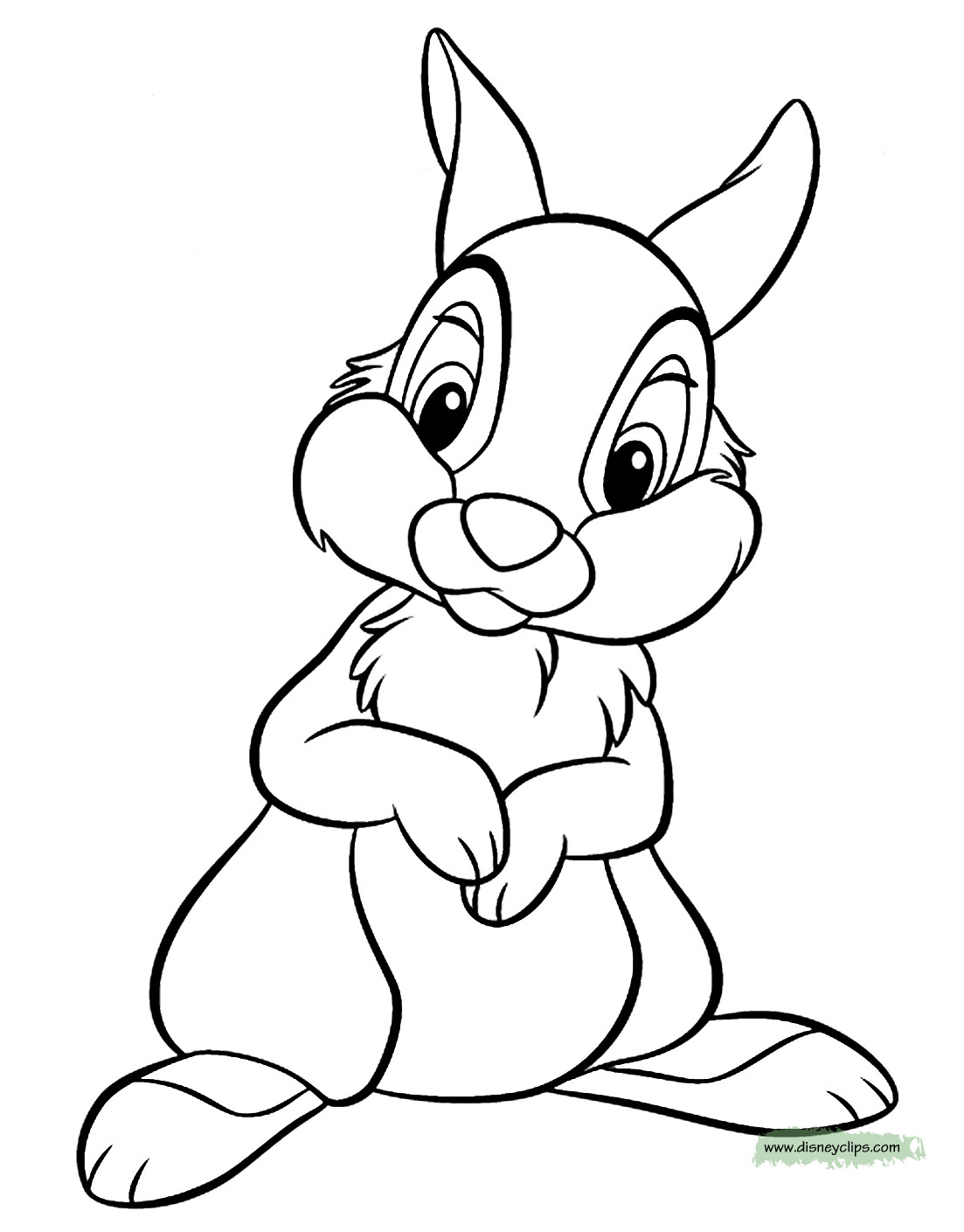 Bambi Coloring Pages
 Disney Bambi Printable Coloring Pages