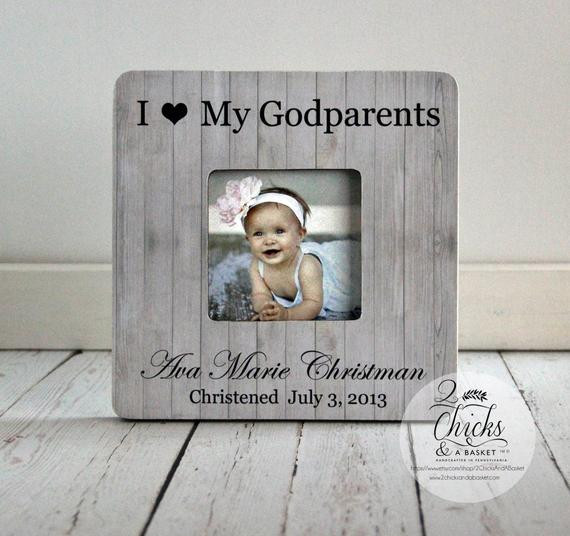 Baptism Gift Ideas From Godmother
 Godparent Gift Personalized Christening Picture Frame