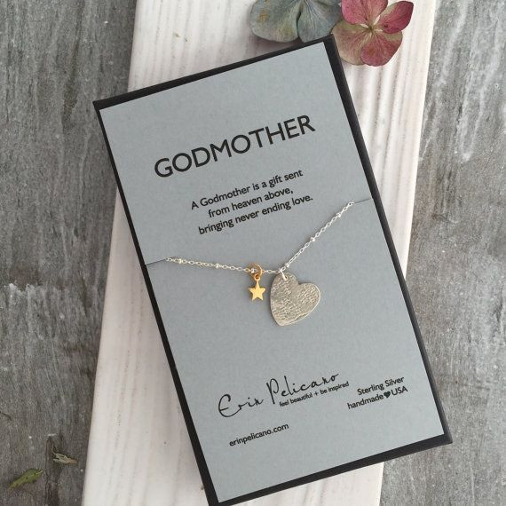 Baptism Gift Ideas From Godmother
 Godmother Necklace Will You Be My Godmother Gift Baptism