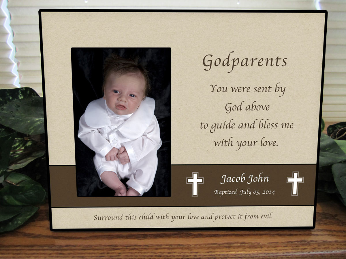 Baptism Gift Ideas From Godmother
 Godparent Gift Baptism Gift for Godparents Baptism Gift