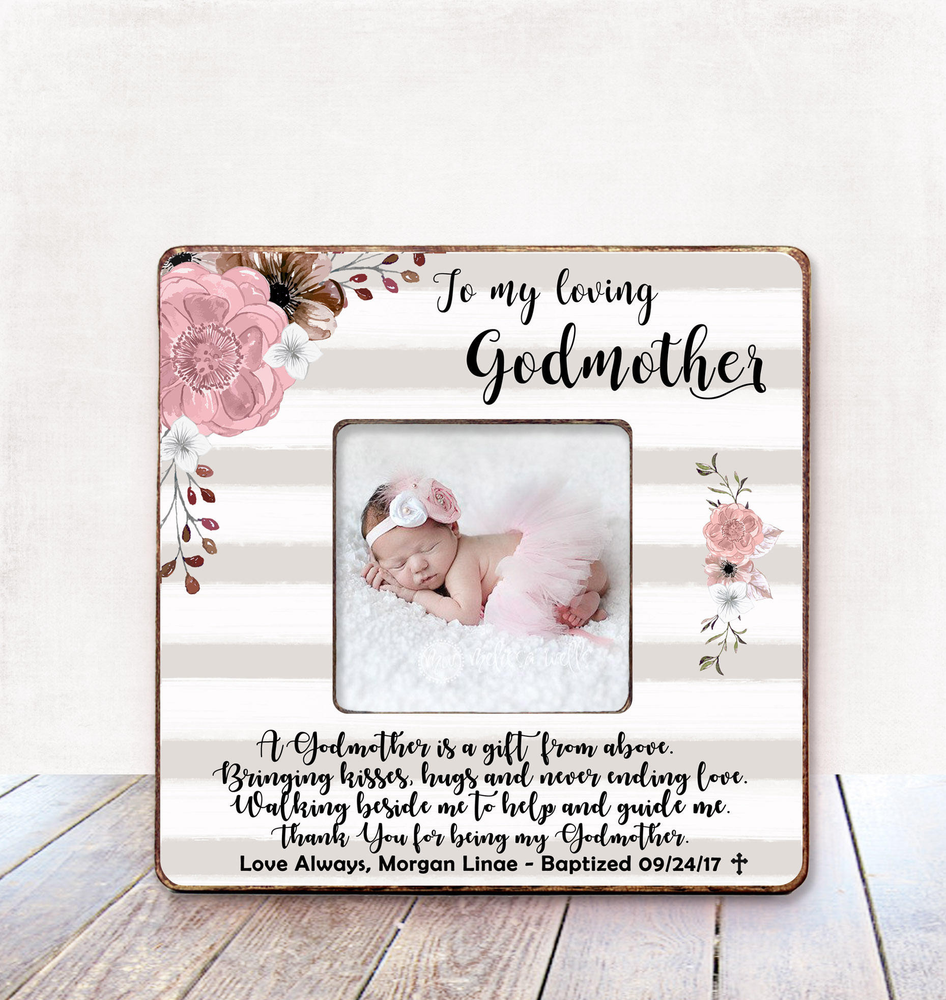Baptism Gift Ideas From Godmother
 Godmother Gift for Godmother Baptism Gift Godmother