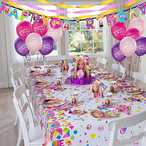 Barbie Birthday Party Decorations
 Barbie Party Supplies