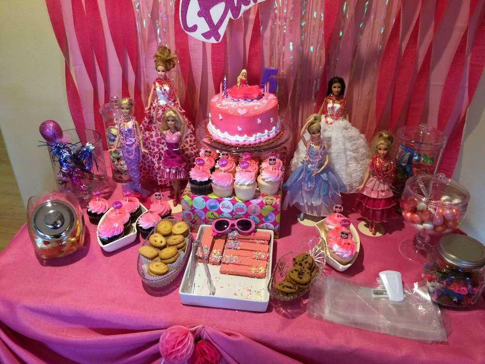 Barbie Birthday Party Decorations
 Barbie sparkle Birthday Party Ideas
