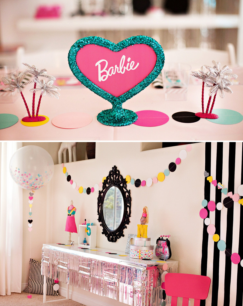 Barbie Birthday Party Decorations
 Colorful & Modern Barbie Birthday Party Ideas Hostess
