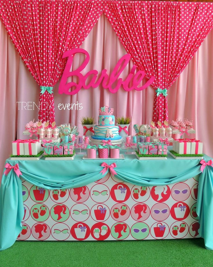 Barbie Birthday Party Decorations
 Best 25 Barbie birthday party ideas on Pinterest