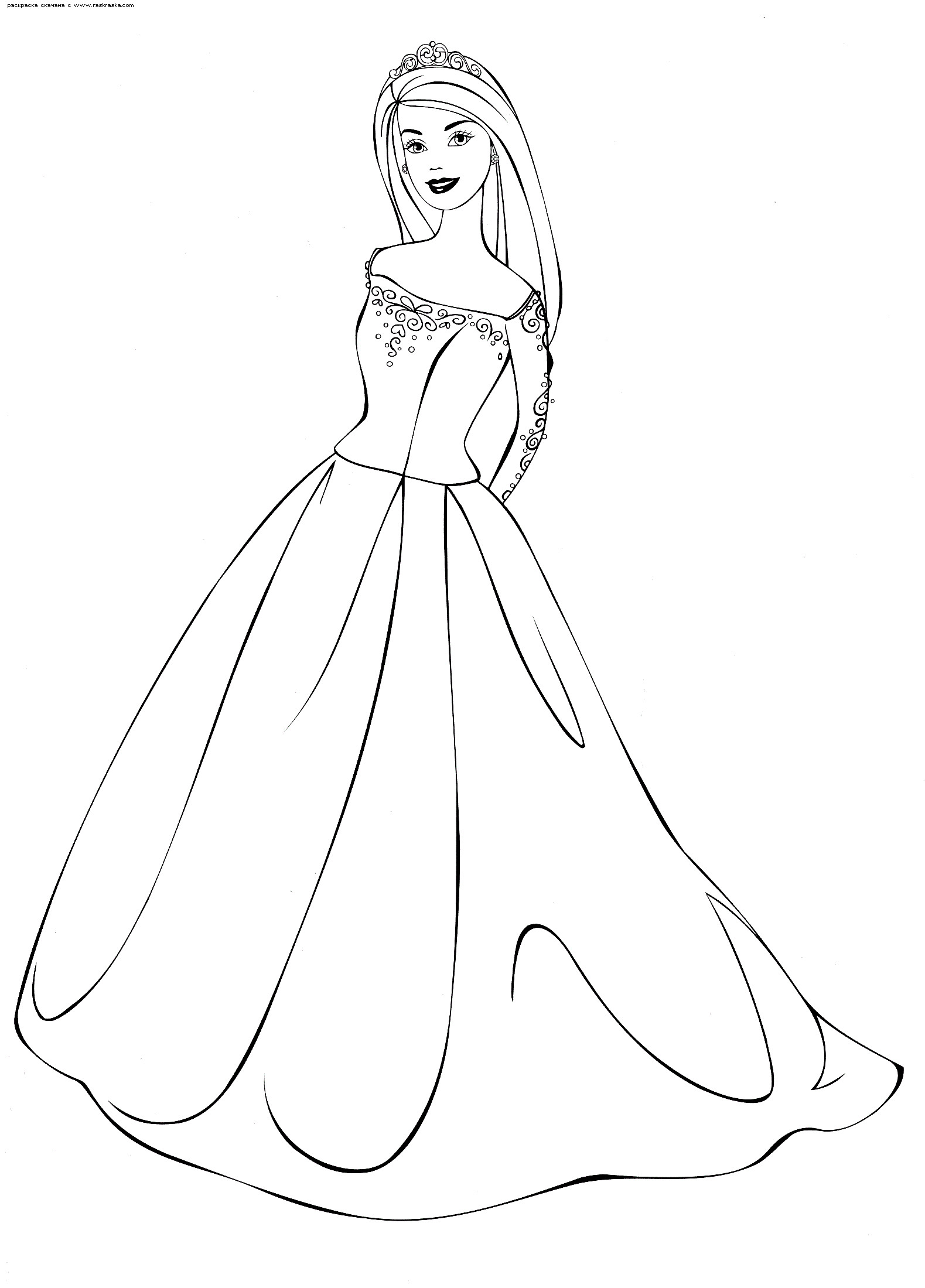 Barbie Coloring Pages For Girls
 Barbie coloring pages to print for free mermaid princess