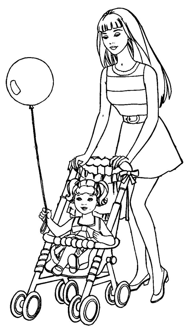 Barbie Coloring Pages For Girls
 25 best ideas about Barbie coloring pages on Pinterest