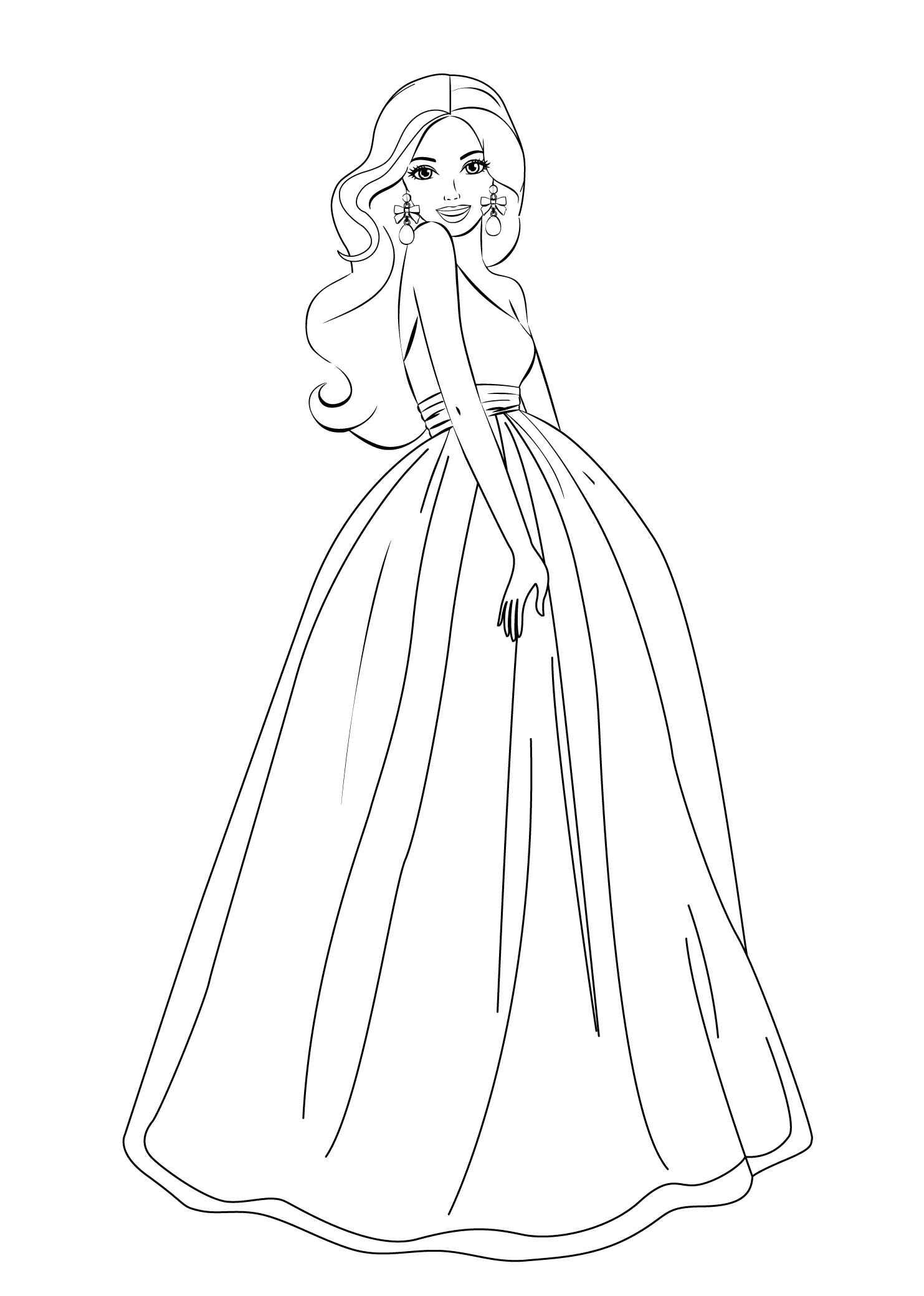 Barbie Coloring Pages For Girls
 Barbie coloring pages for girls free printable