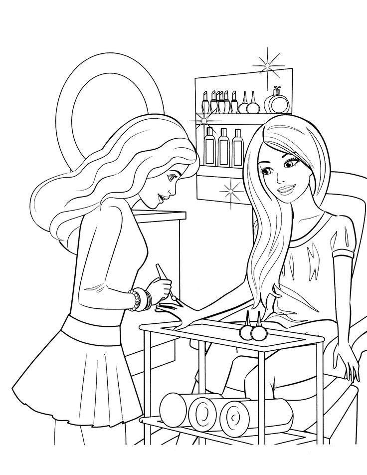 Barbie Coloring Pages For Girls
 Best 25 Barbie coloring pages ideas only on Pinterest