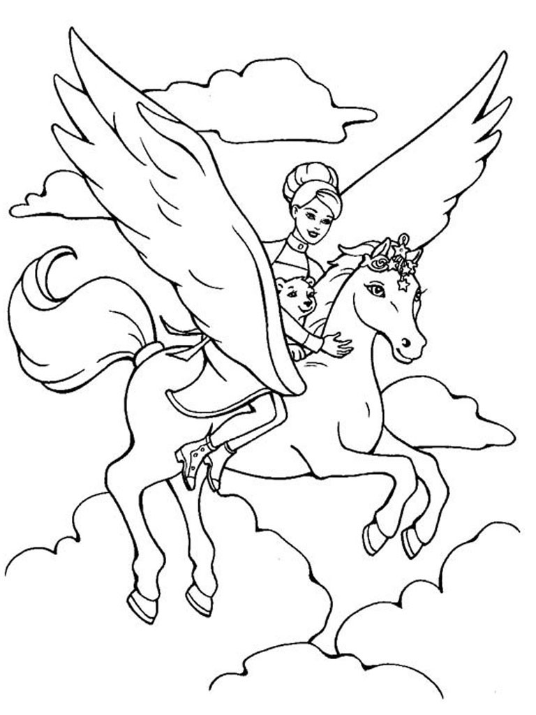 Barbie Coloring Pages Free Printable
 Barbie Coloring Pages For Girls