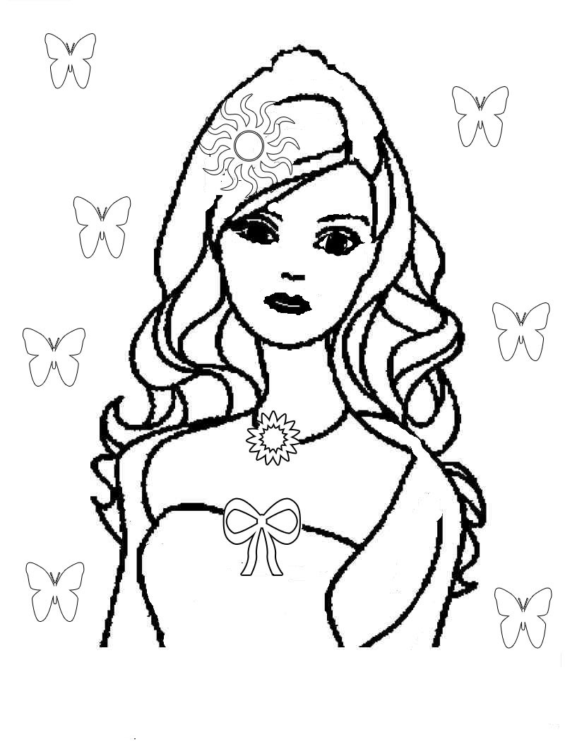 Barbie Coloring Pages Free Printable
 Free Barbie coloring pages Elena reviews