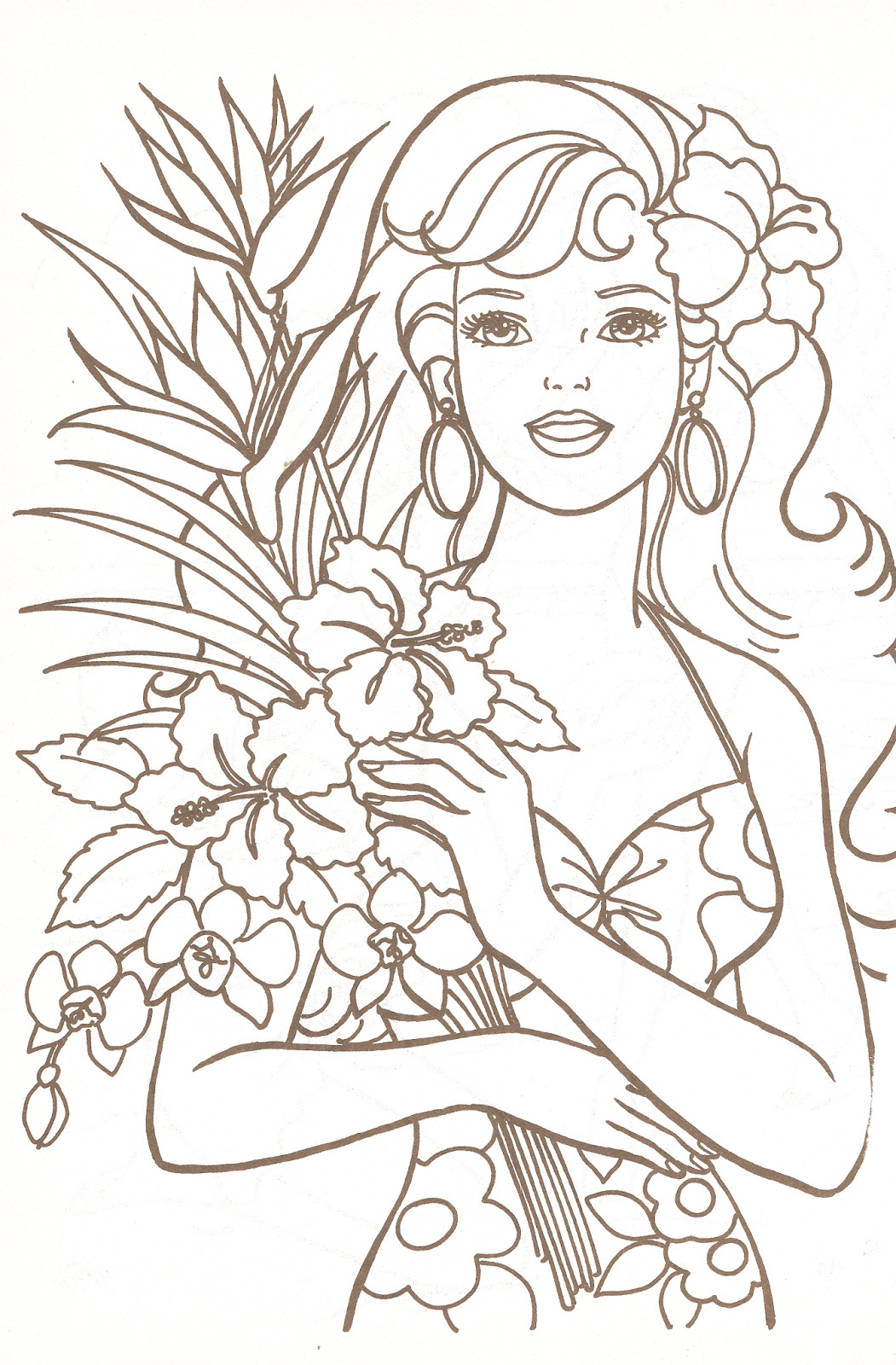 Barbie Coloring Pages Free Printable
 Miss Missy Paper Dolls Barbie Coloring Pages Part 1