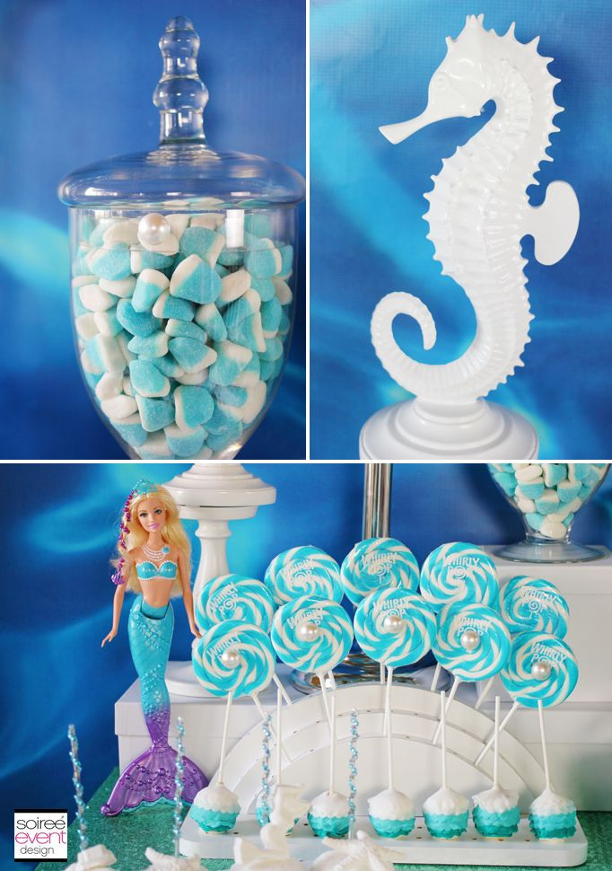 Barbie Mermaid Birthday Party Ideas
 40 best Mermaid Themed Party Ideas images on Pinterest