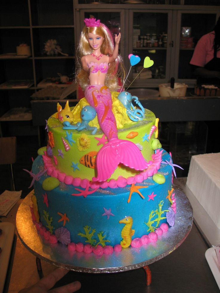 Barbie Mermaid Birthday Party Ideas
 35 best Angels mermaid barbie party images on Pinterest