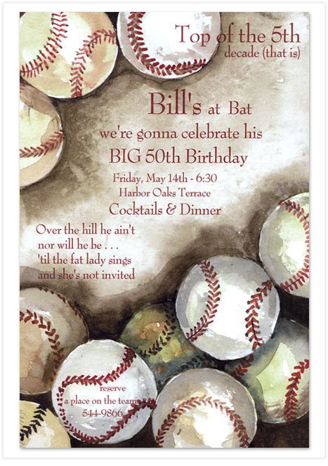 Baseball Birthday Quotes
 25 best 50th Birthday Quotes on Pinterest