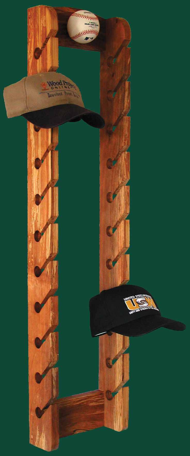 Baseball Cap Rack DIY
 25 best ideas about Baseball hat display on Pinterest