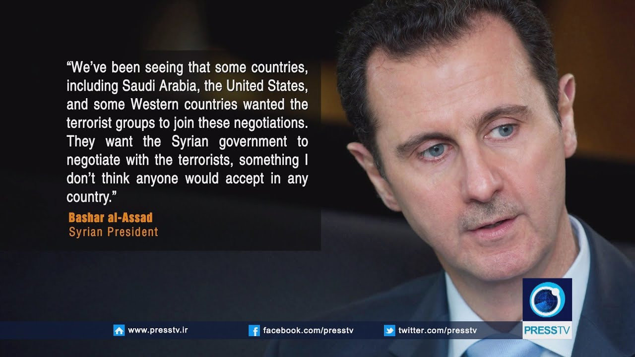 Bashar Al Assad Quotes
 Syrian president says government will not hold talks with